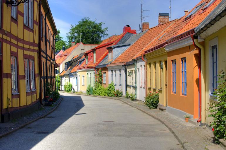 Ystad - szachulcowa zabudowa
