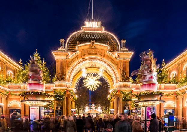 Kopenhaga - Ogrody Tivoli